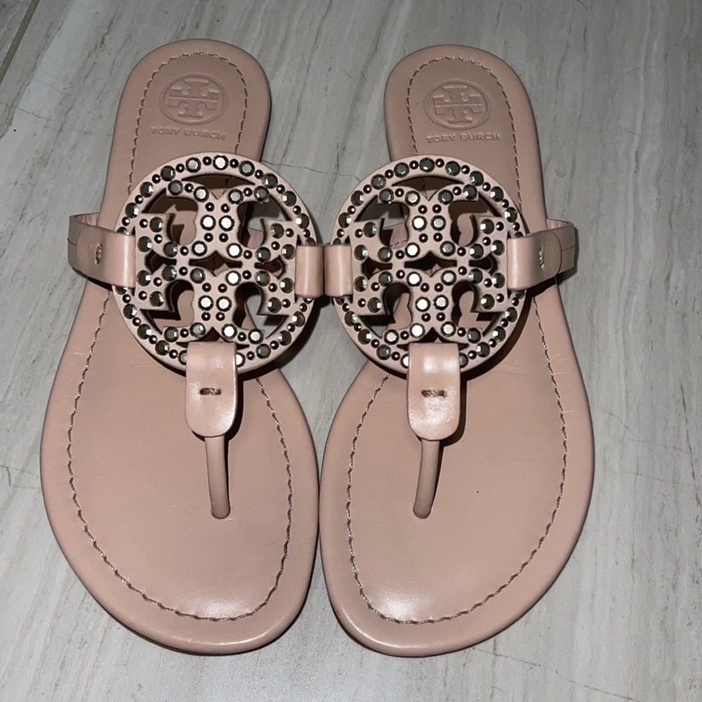 Tory Burch Miller sandal with silver detail
